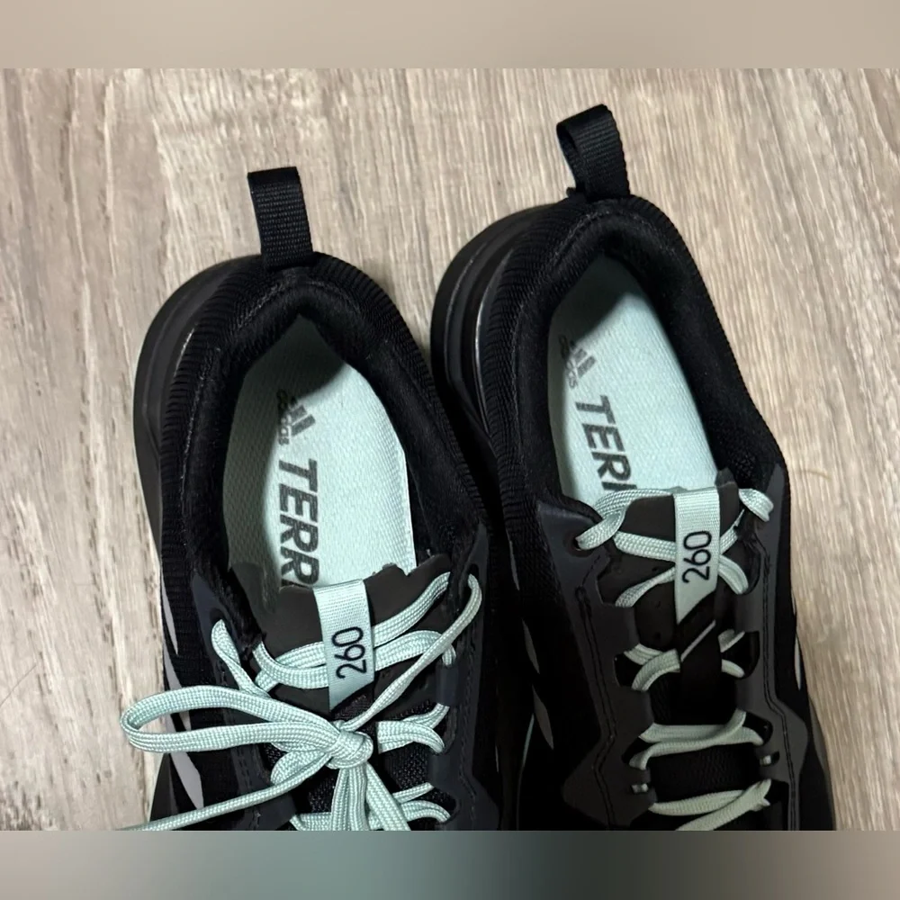 Adidas TERREX CMTK 260 Trail Running Shoes Black Green Women’s 8 Hiking Sneakers